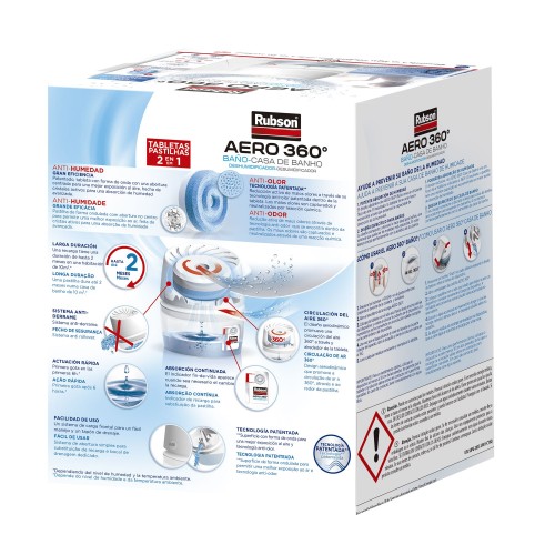 Rubson Aero360 Bathroom 450gx6